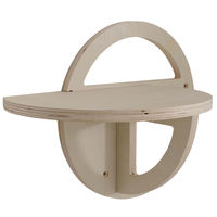 Produktbild von MCW Kletterwand Katzenwandregal aus Holz Natur 28x39x22cm