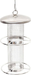 Produktbild von MCW Vogelfutterstation Futtersäule aus Edelstahl Silber 27cm