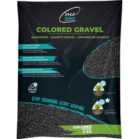 Produktbild von me Bodengrund Obsidian Black Süßwasser Kies für Fische 2-3 mm 5 kg