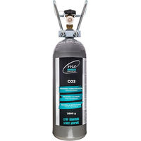 Produktbild von me CO2-Mehrweg-Flasche aus Stahl für die Fischaquaristik 2000 g Grau
