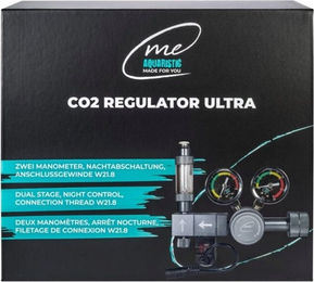 me CO2 Regulator Ultra Druckminderer mit Magnetventil Schwarz – Bild 1 von 2