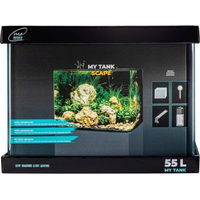 Produktbild von Me My Tank Scape Aquarienset 55 L mit LED-Leiste Schwarz