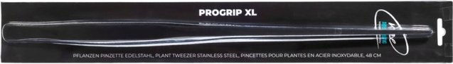 Me ProGrip XL Pflanzenpinzette gerade aus Edelstahl 48 cm Schwarz Silber – Bild 1 von 2