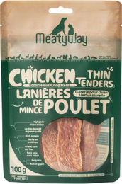 MeatyWay Belohnungssnack dünne Hähnchenfiletstreifen Huhn 100 g – Bild 1 von 1