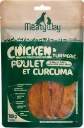 MeatyWay Belohnungssnack Hähnchen mit Kurkuma Tender getreidefrei 100 g – Bild 1 von 1