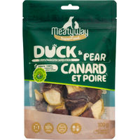 Produktbild von MeatyWay Hund Belohnungssnack Ente Getreidefrei 100 g für alle Altersstufen