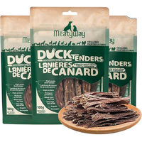 Produktbild von MeatyWay Hundeleckerlis aus getrocknetem Entenfleisch, getreidefrei und ohne Zusatzstoffe, 900 g