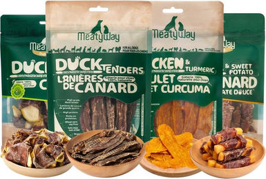 MeatyWay Hundesnacks mit Ente und Makrele 350 g – Bild 1 von 1