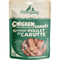 Produktbild von MeatyWay Hundetrockenfleisch Huhn & Karotte getreidefrei 100 g