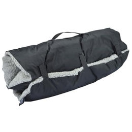 Meberg Hundedecke Reisedecke für Hunde Schwarz Grau Polyester 80 x 50 cm wasserabweisend und waschbar – Bild 1 von 5