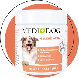 Medidog Gelenk Aktiv Tabletten Hypoallergen 120 g – Bild 1 von 2