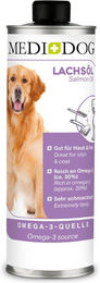 Medidog Lachsöl Haut-Fell-Supplement für Hunde und Katzen aller Altersstufen 1000 ml – Bild 1 von 2