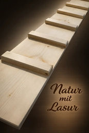 Produktbild von Medikratz Katzenleiter aus Holz 479 cm Natur mit Lasur ohne Befestigung