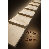 Produktbild von Medikratz Katzenleiter aus Holz 479 cm Natur mit Lasur ohne Befestigung