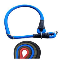 Produktbild von MediMuc Soft Cord Hundehalsband mit Zugbegrenzung aus Nylon in Blau XS 40cm - 40 cm