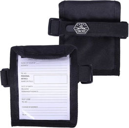 Produktbild von Medizinischer Kartenhalter QHP Schwarz aus Stoff