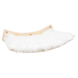 Meeko Flamingo Hängematte aus Holz in Weiß – Bild 1 von 1
