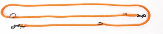 Mehrfach verstellbare Hundeleine aus Nylon von Martin Sellier in Orange – Bild 1 von 1