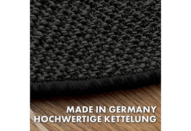Produktbild von Meisterei Kratzmatte für Katzen aus Sisal in Schwarz und Rundform