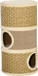 MEIYOU Kratztonne für Katzen aus Plüsch und Sisal in Beige mit 70 cm Höhe – Bild 1 von 3