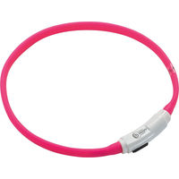Produktbild von MeLiTec LED Leuchtband für Hunde Rosa Größe M