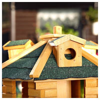 Produktbild von Melko Vogelhaus aus Holz mit integriertem Futtersilo 48 cm