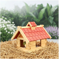 Produktbild von Melko Vogelhaus aus Holz mit lasierten Dachschindeln