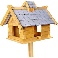 Produktbild von Melko Vogelhaus aus Holz mit lasierten Dachschindeln