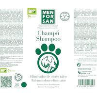 Produktbild von MENFORSAN Hundeshampoo Geruchsbeseitigend mit Talkum Blau Vegan 1 l - 1 l