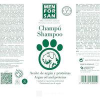 Produktbild von MENFORSAN Hundeshampoo mit Seidenproteinen und Arganöl für alle Altersstufen 1L - 1 l