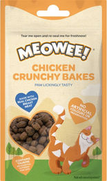 Produktbild von Meowee! Chicken Crunchy Bakes Katzen Leckerli Huhn 40 g