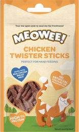 Produktbild von Meowee! Chicken Twister Sticks Huhn Katzenleckerli 31 g