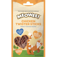 Produktbild von Meowee! Chicken Twister Sticks Huhn Katzenleckerli 31 g