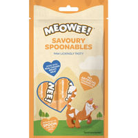 Produktbild von Meowee! Savoury Spoonables Katzen-Leckerli Creme Huhn 8 x 14 g