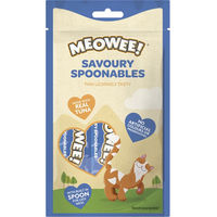 Produktbild von Meowee! Savoury Spoonables Katzen Leckerli Creme Thunfisch 8 x 14 g