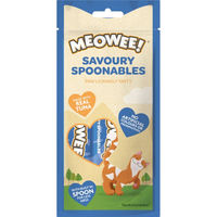 Produktbild von Meowee! Savoury Spoonables Katzen-Leckerli Creme Thunfisch und Huhn 4 x 14 g