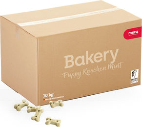 Mera Bakery Puppy Knochen Mint Belohnungssnack für Welpen 10000g - 10 kg – Bild 1 von 2