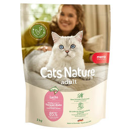 Mera Cat Nature Adult Katzenfutter Lachs getreidefrei und zuckerfrei 2 kg – Bild 1 von 9