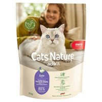 Produktbild von Mera Cat Nature Adult Katzenfutter Trocken Ente Getreidefrei und Zuckerfrei 2 kg