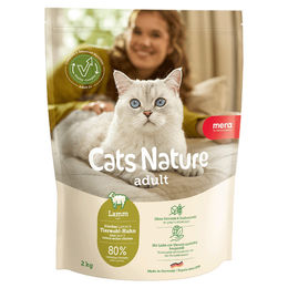 Mera Cat Nature Adult Katzenfutter Trocken Lamm Getreidefrei und Zuckerfrei 2 kg – Bild 1 von 9