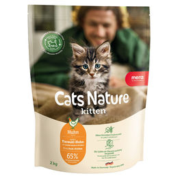 Mera Cat Nature Kitten Huhn Trockenfutter Getreidefrei und Zuckerfrei 2 kg – Bild 1 von 9