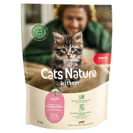 Mera Cat Nature Kitten Lachs Getreidefreies Trockenfutter für Katzen 2 kg – Bild 1 von 9