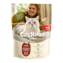 Mera Cats Nature Adult Katzenfutter Trocken Huhn und Insekten 400g Getreidefrei und ohne Zucker – Bild 1 von 8