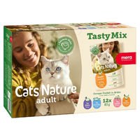 Produktbild von Mera Cats Nature Adult Tasty Mix Katzenfutter Nass Getreidefrei 12 x 85 g