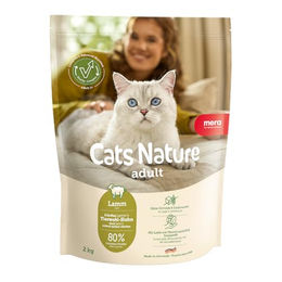 Mera Cats Nature Katzenfutter Trocken Lamm und Huhn Adult Getreidefrei und Ohne Zucker 400g – Bild 1 von 8