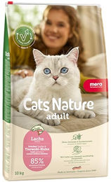 Mera Cats Nature Lachs Katzenfutter Trockenfutter Adult 10kg mit Haut & Fell Unterstützung – Bild 1 von 5