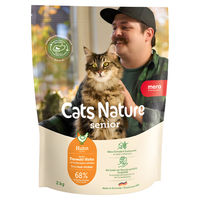 Produktbild von Mera Cats Nature Senior Huhn Katzenfutter Trocken 2 kg Getreidefrei und Ohne Zucker