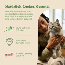 Mera Cats Nature Sensitive Huhn Katzen Nassfutter Adult Stückchen in Sauce 12x85g – Bild 1 von 3