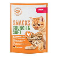 Produktbild von Mera Crunch & Soft Katzenleckerlis Huhn mit Cremefüllung 200g - 2 x 200 g