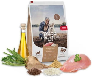 MERA Dog Pure Sensitive Adult Mini Trockenfutter mit Truthahn und Reis für kleine Hunde 4 kg - 4 kg – Bild 1 von 5